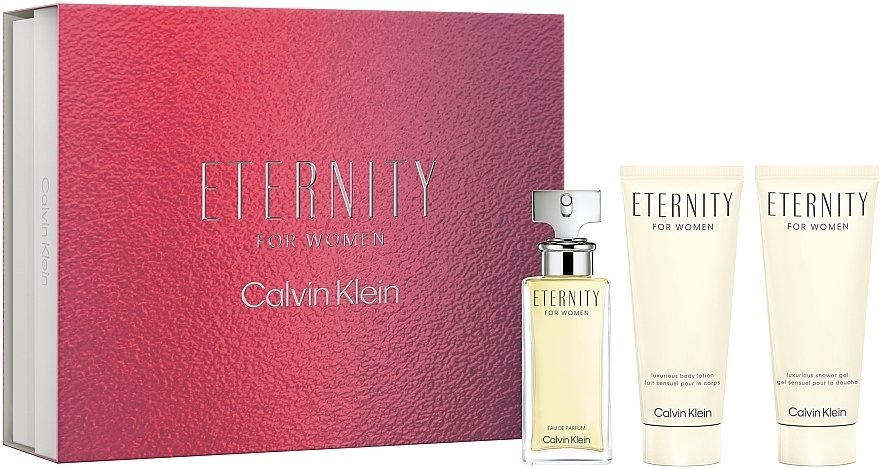 Calvin Klein Eternity レディース - セット (edp/50ml + b/lot/100ml + sh/gel/100ml) — photo N2