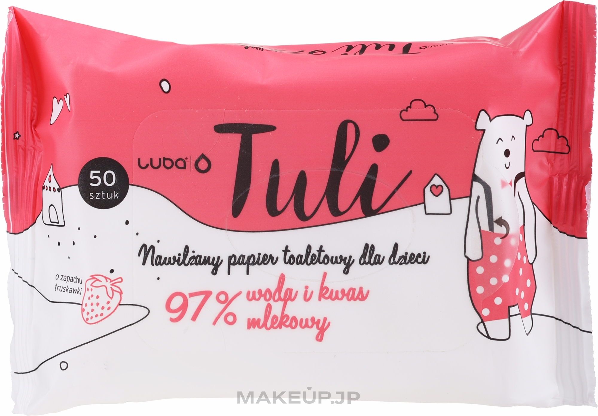 Baby Lactic Acid Wet Paper - Luba Tulli Baby Wipes — photo 50 szt.