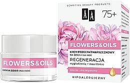 Anti-Wrinkle Day & Night Cream 75+ - AA Flowers & Oils Night And Day Anti-Wrinkle Cream — photo N1