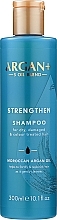 Fragrances, Perfumes, Cosmetics Shampoo for Dry, Damaged and Coloured Hair - Argan+ Strengthen Shampoo Moroccan Argan Oil