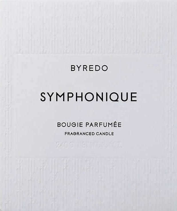 Scented Candle - Byredo Fragranced Candle Symphonique — photo N2