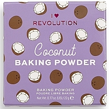 Face Baking Powder Coconut - I Heart Revolution Loose Baking Powder Coconut — photo N4