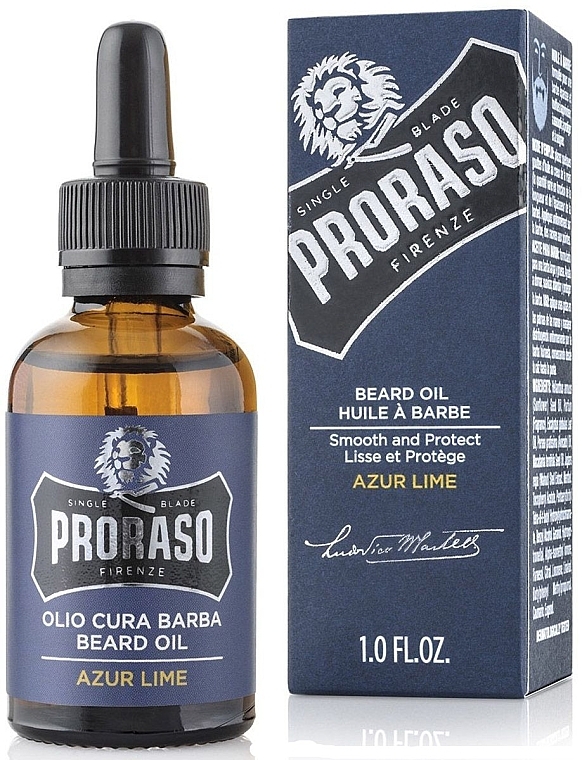 Beard Oil - Proraso Beard Oil Azur Lime — photo N1