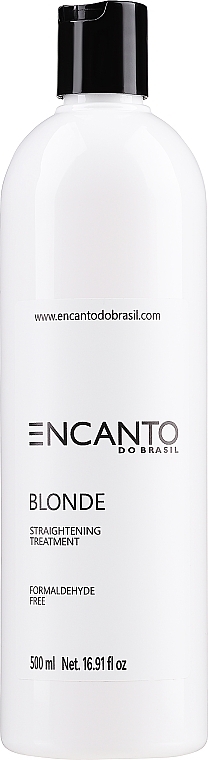 Straightening Treatment for Blonde Hair - Encanto Do Brasil Blonde Straightening Treatment — photo N3