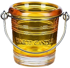 Fragrances, Perfumes, Cosmetics Votive Candle Holder - Yankee Candle Bucket Holder Yellow