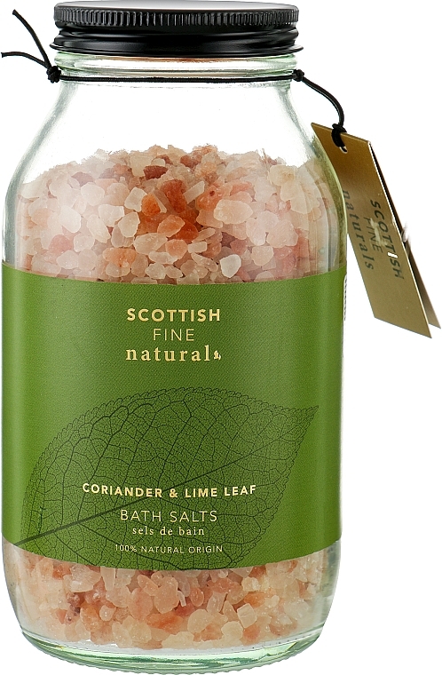 Coriander & Lime Leaves Bath Salt - Scottish Fine Soaps Naturals Coriander & Lime Leaf Bath Salts — photo N1