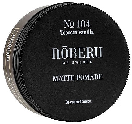Matte Hair Styling Pomade - Noberu Of Sweden No 104 Tobacco Vanilla Matte Pomade — photo N1