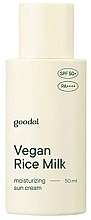 Fragrances, Perfumes, Cosmetics Face Sunscreen - Goodal Vegan Rice Milk Moisturizing Sun Cream SPF50+ PA++++