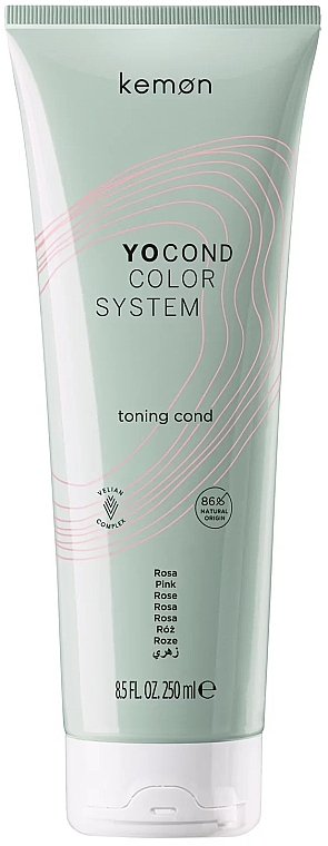 Coloring Conditioner 'Pink' - Kemon Yo Color System Toning Kond Pink — photo N1