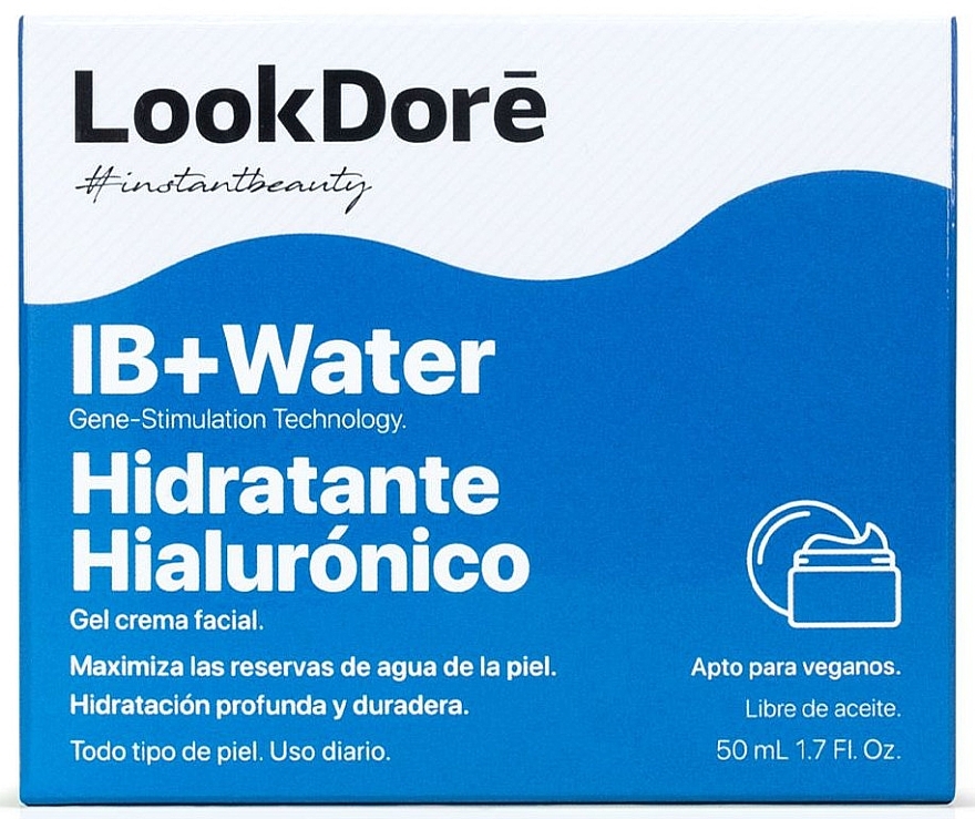 Intensive Moisturizing Gel Cream - LookDore IB+Water Refreshing Moisturizing Gel Cream — photo N2