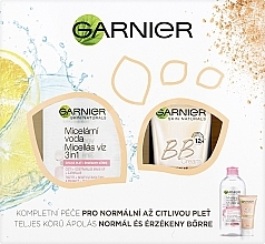 Fragrances, Perfumes, Cosmetics Set - Garnier Skin Skin Naturals BB (foundation/50ml + water/200ml)