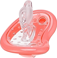 Baby Soother with Storage Case, Age 1- 2.5, Size 1, Coral - Curaprox Baby Soother Breathe Easy — photo N3