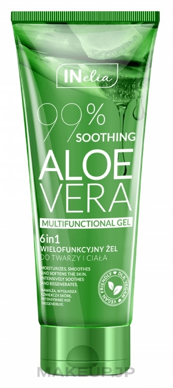 Multifunctional Face & Body Gel - Revers INelia 99% Soothing Aloe Vera Gel — photo 250 ml