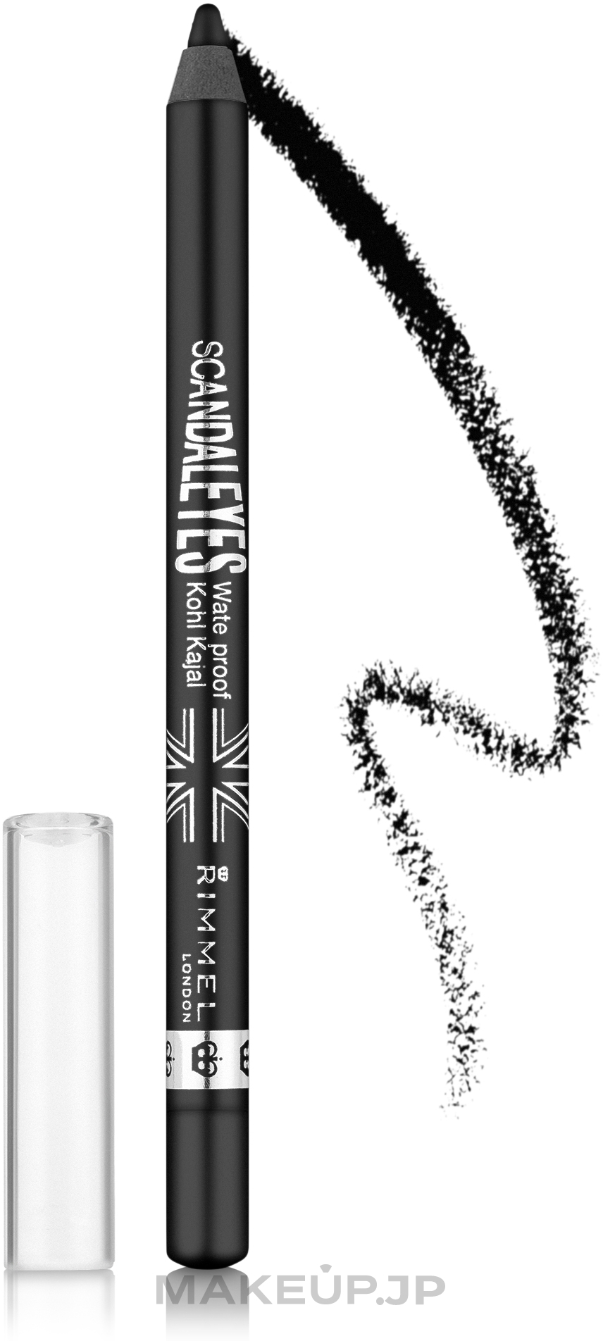 Waterproof Eye Pencil - Rimmel Scandaleyes — photo 001 - Black