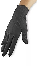 Nitrile Gloves, black, size S - NeoNail — photo N2