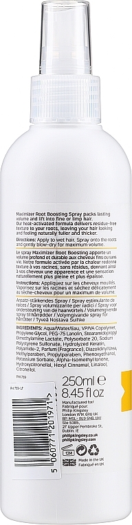 Root Volume Spray - Philip Kingsley Maximizer Root Boosting Spray — photo N5