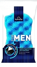 Fragrances, Perfumes, Cosmetics Men Bath Sponge, dark blue - Grosik Camellia Bath Sponge