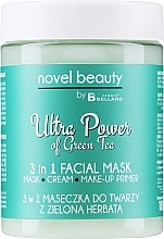 3-in-1 Face Mask with Green Tea - Fergio Bellaro Novel Beauty Ultra Power Facial Mask — photo N1