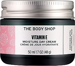 Fragrances, Perfumes, Cosmetics Moisturizing Day Cream with Vitamin E - The Body Shop Vitamin E Moisture Day Cream (glass jar)