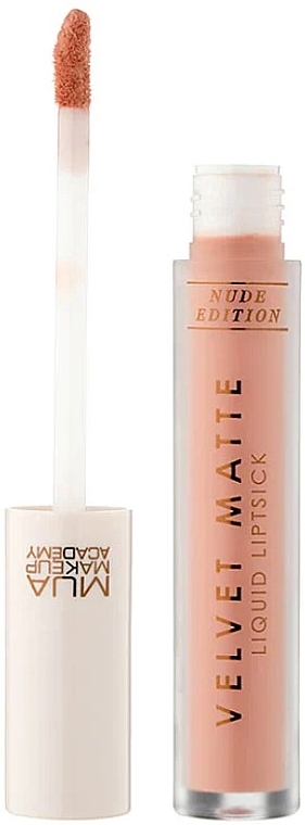 Liquid Matte Lipstick - MUA Velvet Matte Liquid Lipstick Nude Edition — photo N2