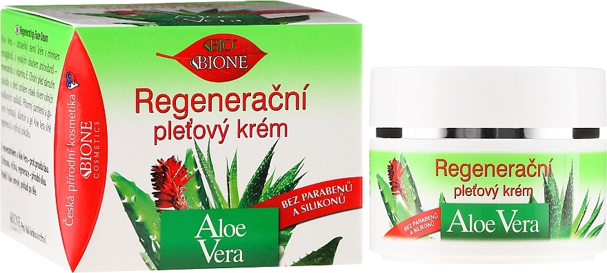 Repair Facial Cream - Bione Cosmetics Aloe Vera Regenerative Facial Cream — photo N1