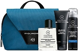 Fragrances, Perfumes, Cosmetics Set - Collistar Linea Uomo (ash/lot/50ml + ash/f/75ml + sh/gel/100ml + pouch)