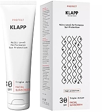 Fragrances, Perfumes, Cosmetics Sunscreen - Klapp Multi Level Performance Sun Protection Cream SPF30