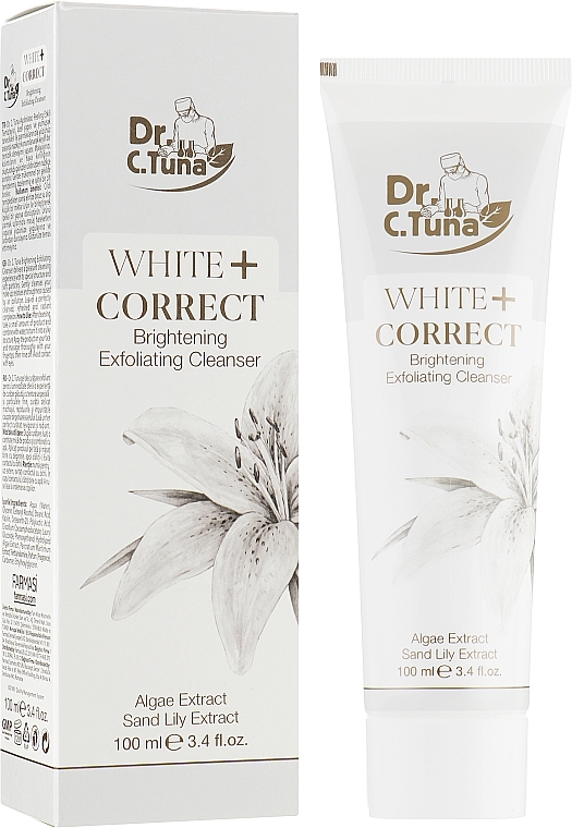 Cleansing Whitening Gel - Farmasi Dr.Tuna White + Correct — photo N1