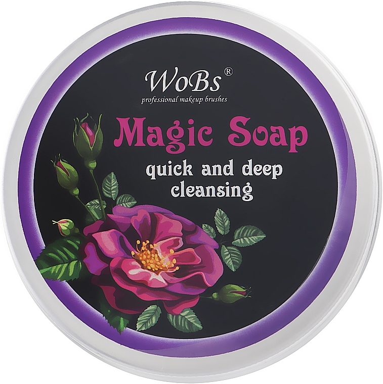 Makeup Brush Cleansing Soap - Wobs Natural Shine — photo N1