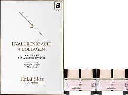 Set - Eclat Skin London Ultimate Day & Night Youth Regime with Sheet Mask Set (f/mask/1x3pc + f/cr/2x50ml) — photo N1