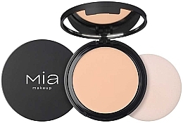 Fragrances, Perfumes, Cosmetics Compact Face Powder - Mia Makeup Skin Finish Powder