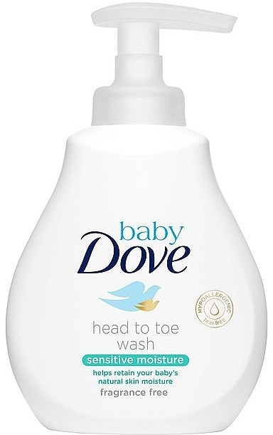 Kids Shampoo-Gel - Dove Baby Sensitive Moisture Head to Toe Wash — photo N1