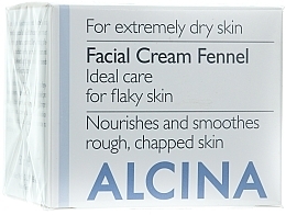 Fragrances, Perfumes, Cosmetics Face Cream "Fennel" - Alcina T Facial Cream Fennel