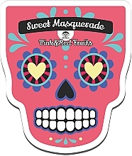 Fragrances, Perfumes, Cosmetics Facial Sheet Mask - Dr Mola Sweet Masquarade Red&Pink Fruits mask