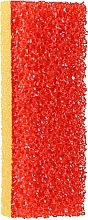 Fragrances, Perfumes, Cosmetics Double-Sided Pumice, yellow-red - LULA