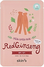 Sheet Mask "Red Ginseng" - Skin79 Fresh Garden Red Ginseng Mask — photo N4