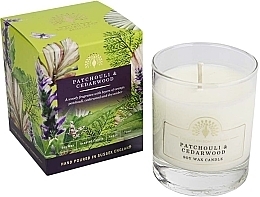 Scented Candle - The English Soap Company Patchouli and Cedarwood Scented Candle — photo N2
