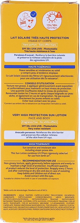 High Protection Sun Facial Lotion - Mustela Bebe Enfant Very High Protection Sun Lotion SPF 50+ — photo N5