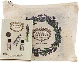 Fragrances, Perfumes, Cosmetics Set - Panier des Sens Travel set Relaxing Lavender (h/cr/30ml + sh/gel/50ml + b/lot/50ml)