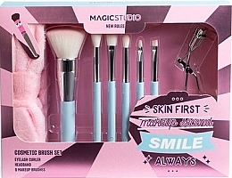Fragrances, Perfumes, Cosmetics Set, 8 products - Magic Studio New Rules Skin First Cosmetic Brush Set