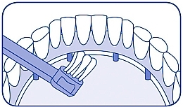 End-Tuft Toothbrush, yellow - Curaprox CS 708 Implant — photo N5