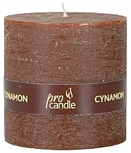 Fragrances, Perfumes, Cosmetics Scented Candle 'Cinnamon', 5x5 cm - ProCandle Cinnamon Scent Candle