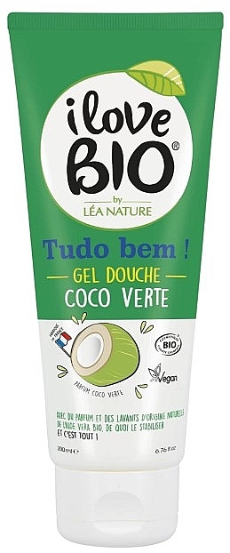 Green Coconut Shower Gel - I love Bio Green Coconut Shower Gel — photo N1