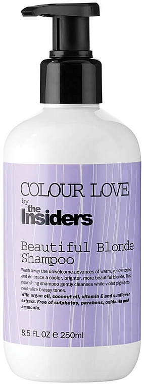 Beautiful Blonde Shampoo - The Insiders Colour Love Beautiful Blonde Shampoo — photo N1