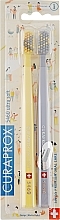 Duo Love 2020 Toothbrush Set, yellow + gray - Curaprox — photo N3