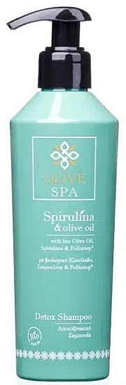 Detoxifying Hair Shampoo - Olive Spa Spirulina Detox Shampoo — photo N1
