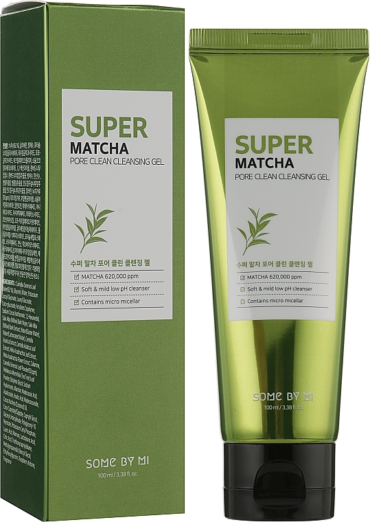 Matcha Cleasning Gel - Some By Mi Super Matcha Pore Clean Cleansing Gel — photo N9