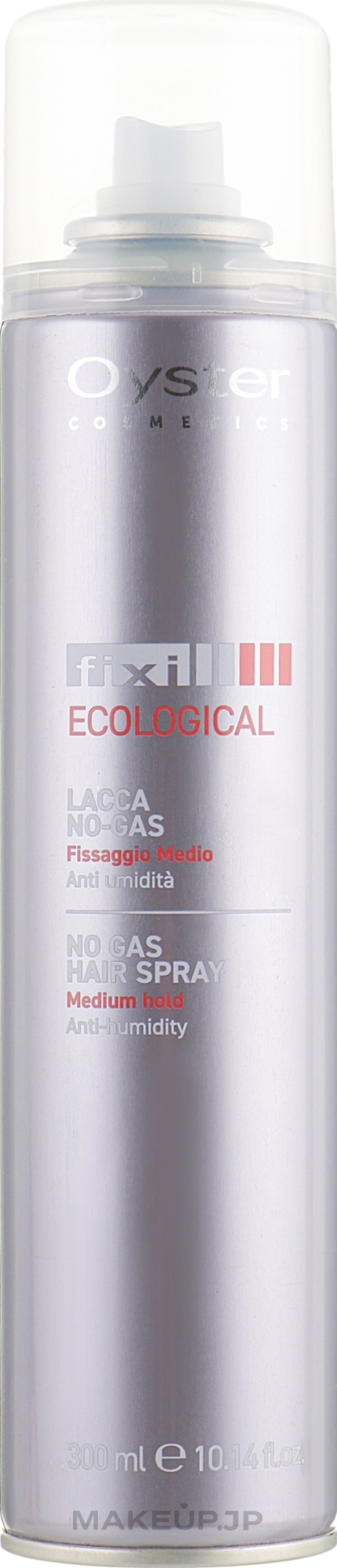 Medium Hold Gas-Free Hair Spray - Oyster Cosmetics Fixi Ecological Medium Hold — photo 300 ml