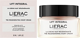 Revitalizing Night Face Cream - Lierac Lift Integral The Regenerating Night Cream — photo N2