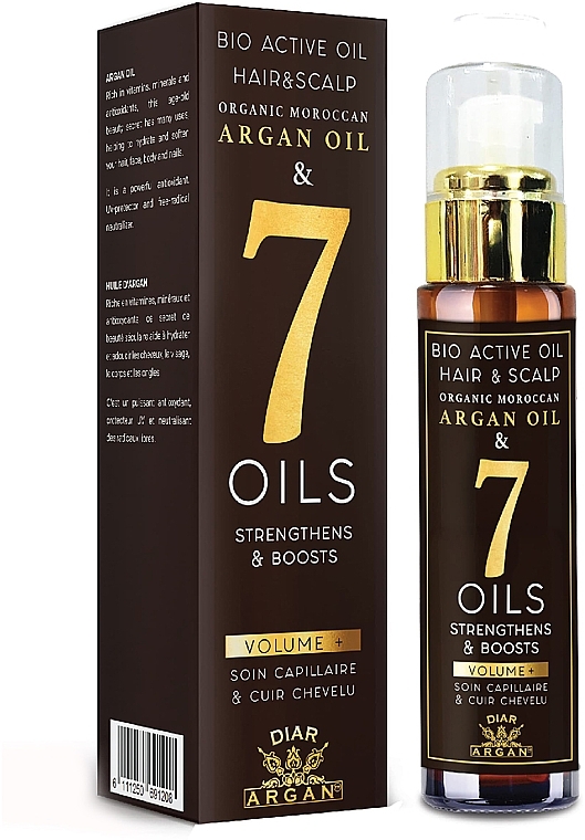 Hair & Scalp Oil - Diar Argan Argan Oil & 7 Oils Bio Active Hair & Scalp Oil — photo N5